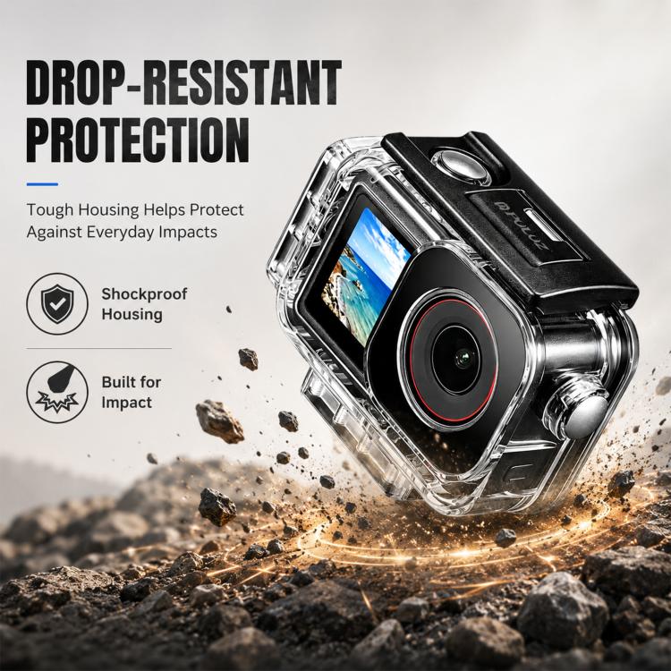 Custodia subacquea impermeabile per DJI Action 5 Pro 4 3