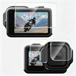 Pellicola in vetro temperato per obiettivo e display GoPro MISSION 1 / 1 Pro