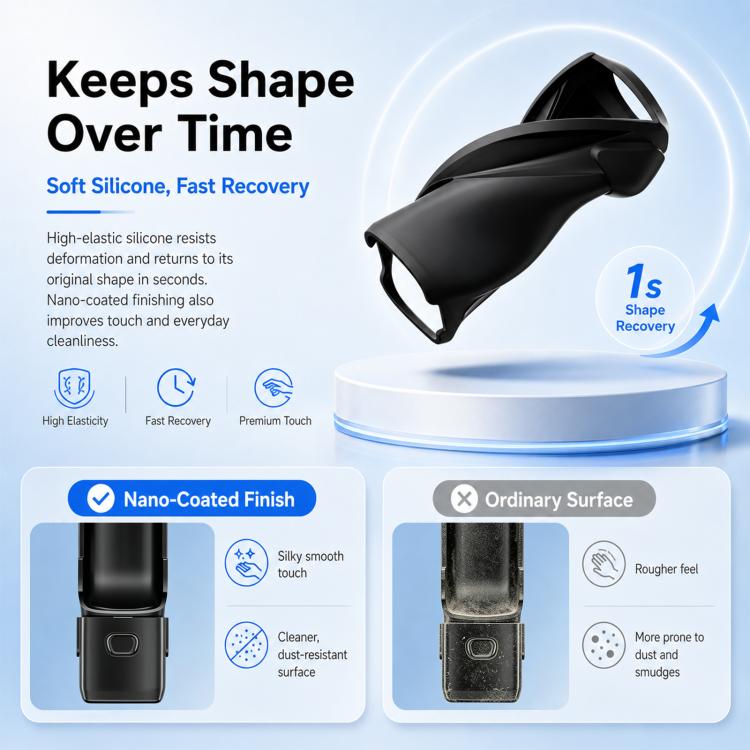 Custodia protettiva integrale in silicone per Insta360 Luna Ultra