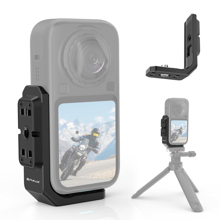 Per Insta360 X6 PULEZ Piastra a sgancio rapido orizzontale magnetica con staffa a L, For Insta360 X6