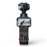 For Insta360 Luna Pro PULUZ 9H 2.5D HD Tempered Glass Lens Protector + Screen Film