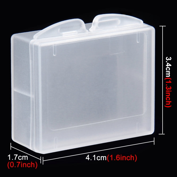 Scatola portabatterie trasparente in plastica per GoPro HERO4