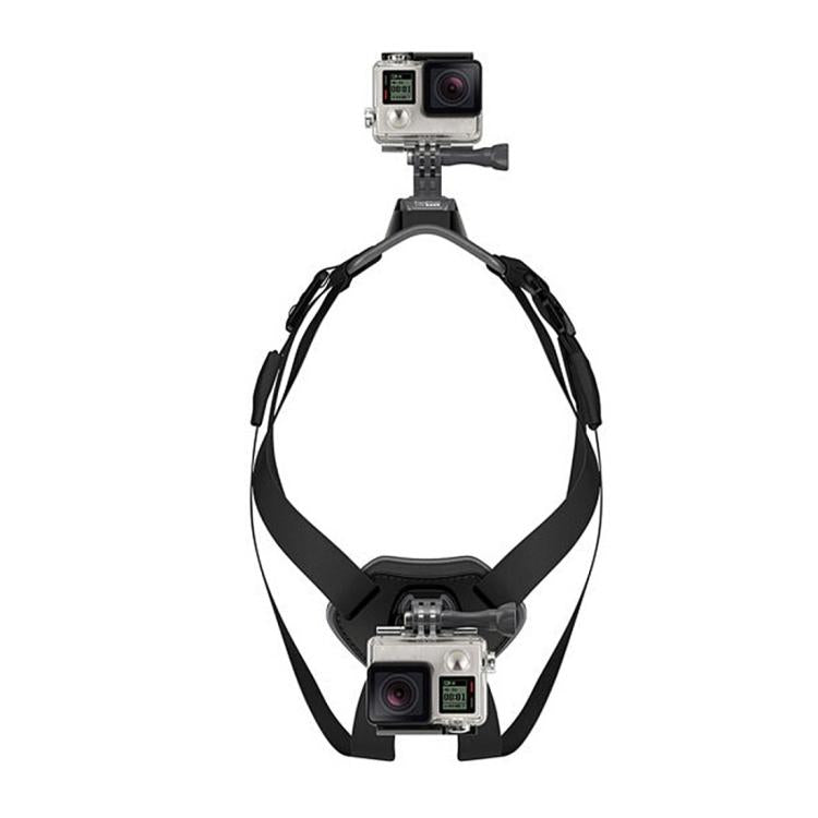 Imbracatura toracica regolabile per action camera