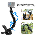 PULUZ Jaws Flex Clamp Mount per GoPro e DJI Osmo