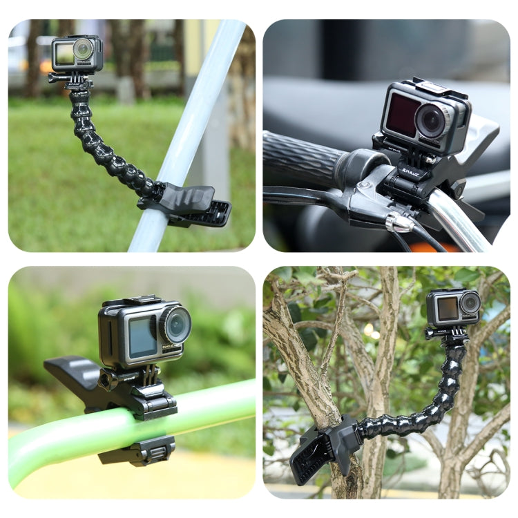 PULUZ Jaws Flex Clamp Mount per GoPro e DJI Osmo