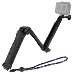 Treppiede pieghevole 3 vie con selfie stick 20-58 cm