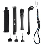 Treppiede pieghevole 3 vie con selfie stick 20-58 cm