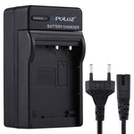 Caricabatterie con presa PULUZ EU con cavo per batteria Casio CNP130, CNP130 EU Plug