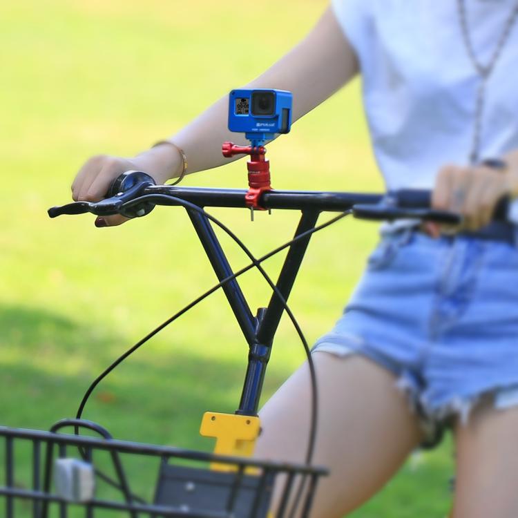 Supporto adattatore manubrio bici in alluminio con rotazione 360°
