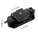 Clip per fotocamera PULUZ Clip a sgancio rapido in lega di alluminio con piastra, Capture Clip(AE), Quick Release(Blue), Capture Clip