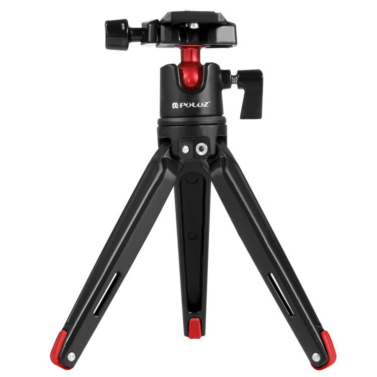 Mini treppiede da tavolo in metallo con testa a sfera 360°