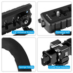 Stabilizzatore per staffa DV portatile portatile a forma di U/C per tutte le fotocamere reflex e fotocamere DV domestiche, C-Shaped Bracket(AE), C-Shaped Bracket