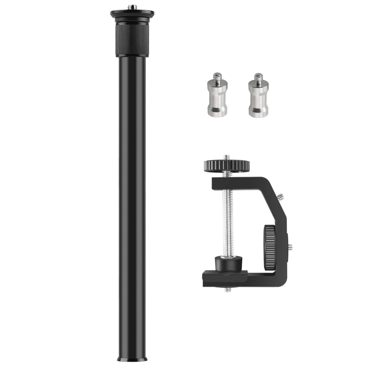 Kit supporto monopiede per asta centrale per estensione supporto luce PULUZ C con morsetto, lunghezza asta: 33-60 cm, C Clamp Extension Rod