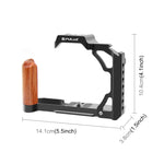 Per Nikon ZFC PULUZ Manico in legno Metallo Camera Cage Stabilizzatore Rig, For Nikon ZFC