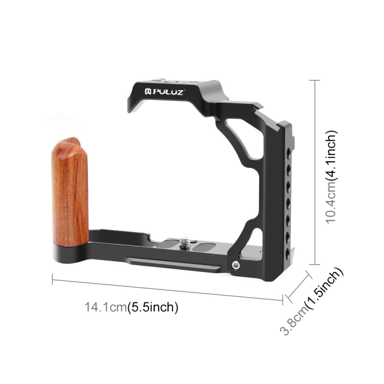 Per Nikon ZFC PULUZ Manico in legno Metallo Camera Cage Stabilizzatore Rig, For Nikon ZFC