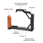 Per Nikon ZFC PULUZ Manico in legno Metallo Camera Cage Stabilizzatore Rig, For Nikon ZFC