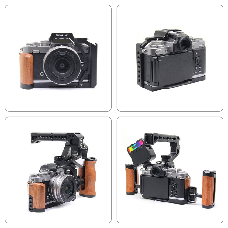 Per Nikon ZFC PULUZ Manico in legno Metallo Camera Cage Stabilizzatore Rig, For Nikon ZFC