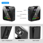 Microfono lavalier wireless PULUZ 4 TX + 1 RX, Type-C 4 TX + 1 RX