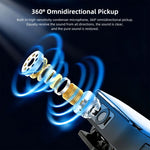 Microfono lavalier wireless PULUZ 4 TX + 1 RX, Type-C 4 TX + 1 RX