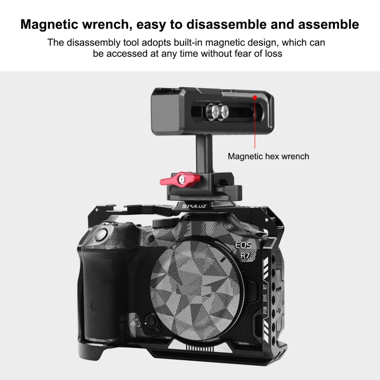 Impugnatura superiore per fotocamera PULUZ per gabbia per fotocamera
