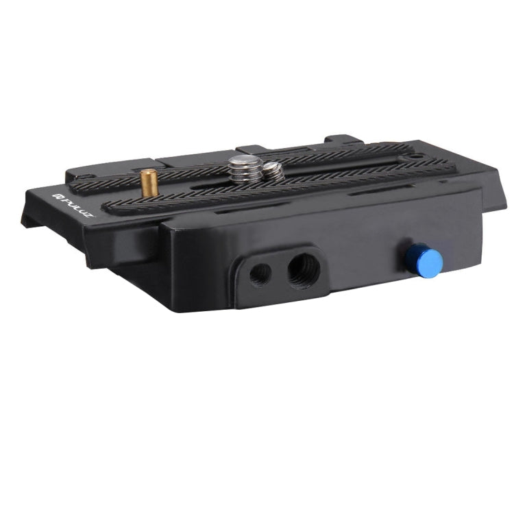Adattatore con morsetto a sgancio rapido PULUZ + piastra a sgancio rapido per fotocamere DSLR e SLR, QR Plate Black, QR Plate Gold