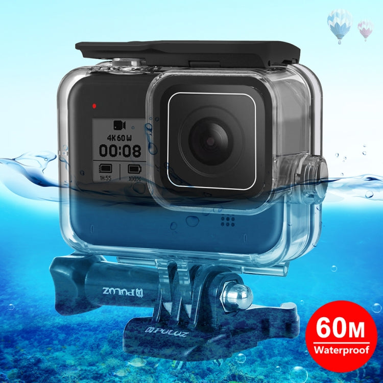 Custodia impermeabile per fotocamera subacquea PULUZ da 60 m di profondità subacquea per GoPro HERO8 nera, For GoPro HERO8 Black
