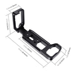 PULUZ Supporto base per staffa per piastra a sgancio rapido verticale da 1/4 pollici per Sony A9 (ILCE-9) / A7 III/ A7R III, For Sony A9 (Black), For Sony A9 (Blue), For Sony A9 (Red)