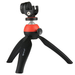PULUZ Mini treppiede tascabile con testa a sfera a 360 gradi e morsetto per telefono per smartphone, Tripod + Clamp