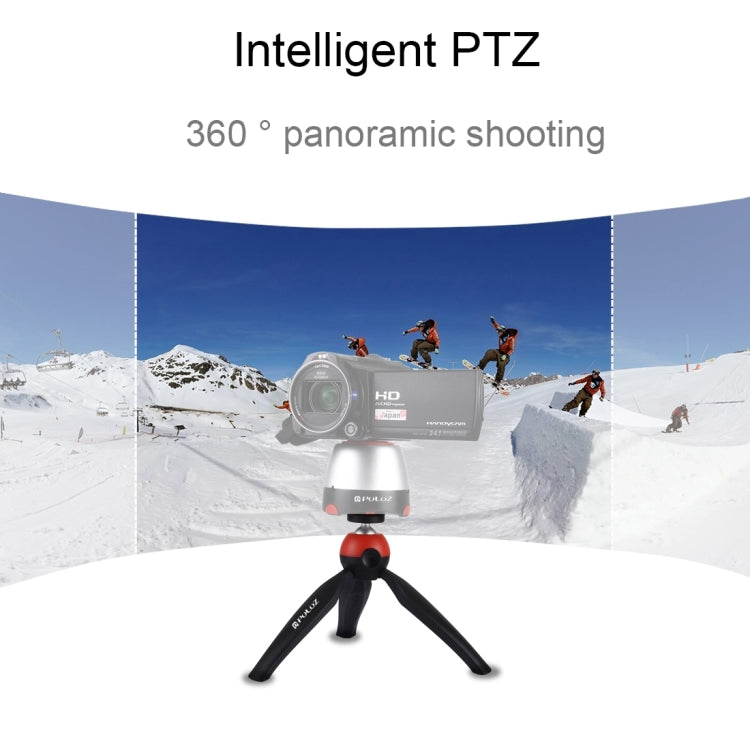 PULUZ Mini treppiede tascabile con testa a sfera a 360 gradi e morsetto per telefono per smartphone, Tripod + Clamp