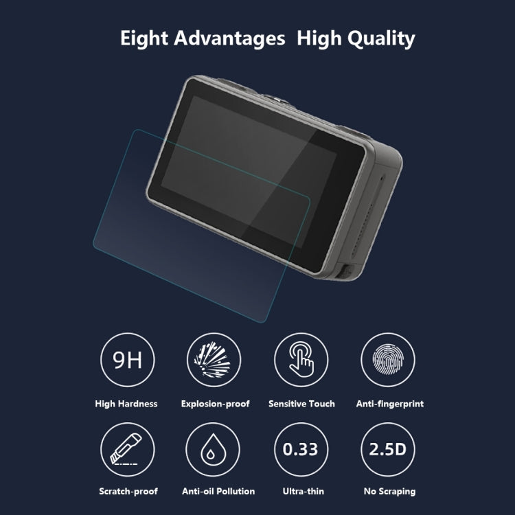 Pellicola vetro temperato 9H per DJI Osmo Action