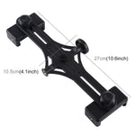 PULUZ Trasmissione in diretta Staffe per doppio telefono Supporto orizzontale per iPhone, Galaxy, Huawei, Xiaomi, Sony e altri smartphone, Dual Phone Bracket