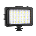 PULUZ Pocket 96 LED 860LM Luce professionale per vlogging, fotografia, video e studio fotografico con filtri magnetici bianchi e arancioni, pannello luminoso per fotocamere Canon, Nikon, DSLR, 96 LED (AE), 104 LED