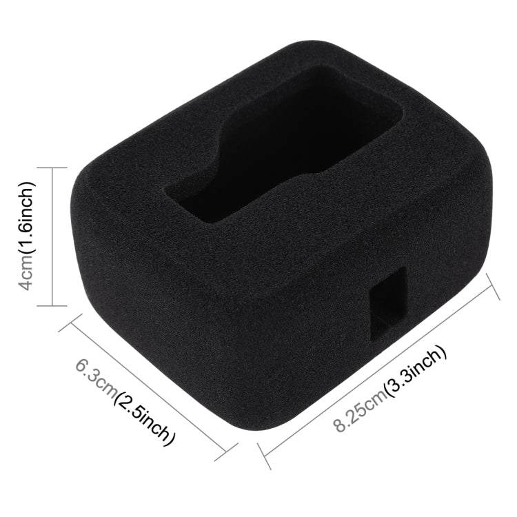 Custodia in schiuma nera per GoPro HERO8 Black