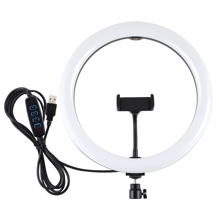 Luce ad anello LED USB 30 cm dimmerabile a 3 colori - immagine 2