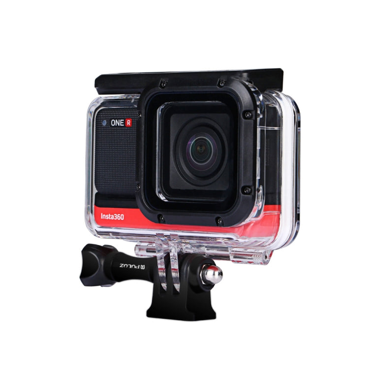 PULUZ Custodia per immersione subacquea con profondità di 60 m Custodia impermeabile per fotocamera per Insta360 ONE R 4K Edizione grandangolare, For Insta360 ONE R 4K Edition