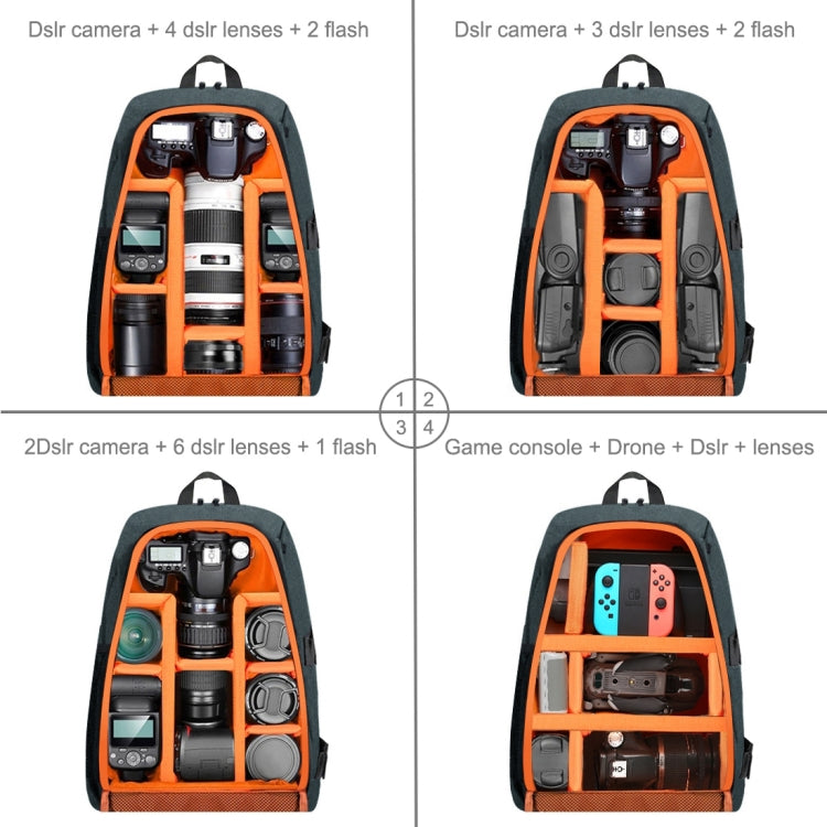 PULUZ Zaino per fotocamera con stabilizzatore PTZ portatile impermeabile antigraffio a doppia spalla con copertura antipioggia per fotocamera digitale, DJI Ronin-SC / Ronin-S, Backpack(Black RU), Backpack(Grey RU), Backpack(Grey), Backpack(Blue)       ...