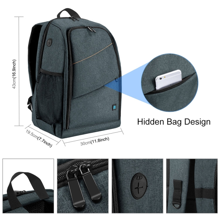 PULUZ Zaino per fotocamera con stabilizzatore PTZ portatile impermeabile antigraffio a doppia spalla con copertura antipioggia per fotocamera digitale, DJI Ronin-SC / Ronin-S, Backpack(Black RU), Backpack(Grey RU), Backpack(Grey), Backpack(Blue)       ...