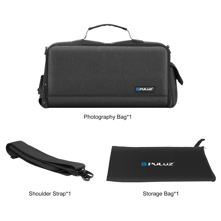 Borsa a tracolla per fotocamera portatile PULUZ Borsa a tracolla per archiviazione digitale, Crossbody Shoulder Bag