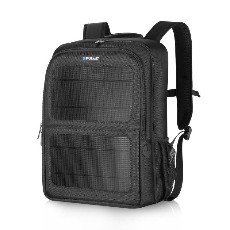PULUZ Borsa per laptop con zaino a doppia spalla per fotocamera portatile da esterno a energia solare, Solar Shoulders Backpack