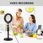 Luce ad anello LED USB 4,7 pollici per selfie e video - immagine 7