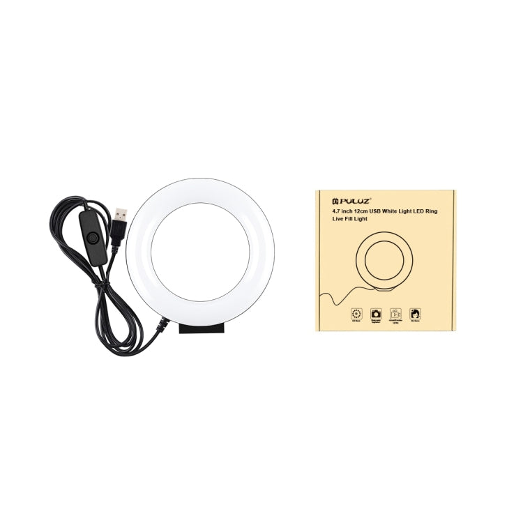 Luce ad anello LED USB 4,7 pollici per selfie e video - immagine 8