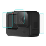Pellicola vetro temperato per GoPro HERO9/10/11/12 Nero