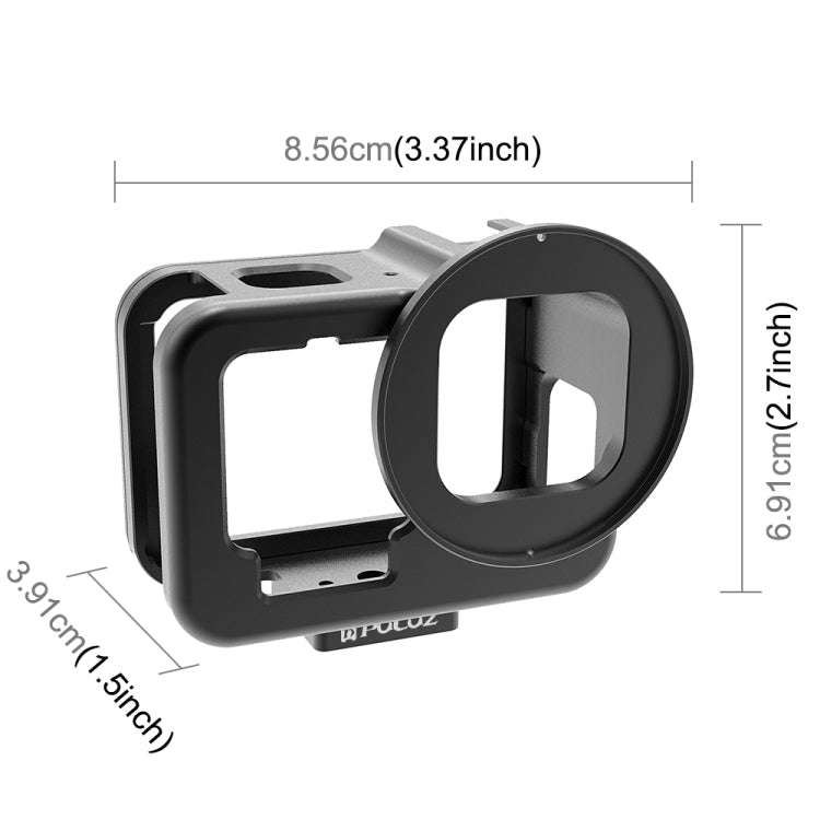 Custodia protettiva in alluminio per GoPro HERO9/10/11/12