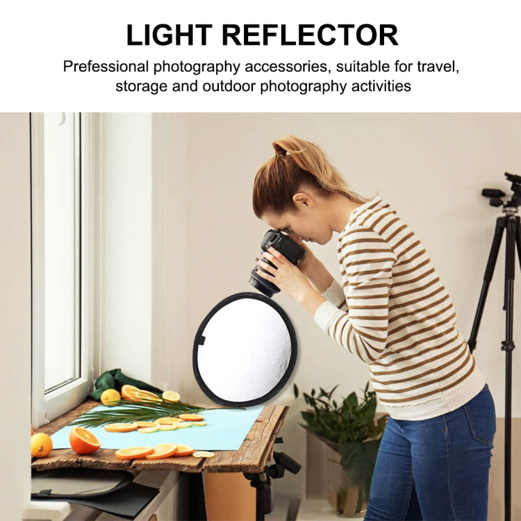 Pannello riflettente per studio fotografico pieghevole argento/oro 2 in 1 PULUZ da 30 cm, 30cm Reflector