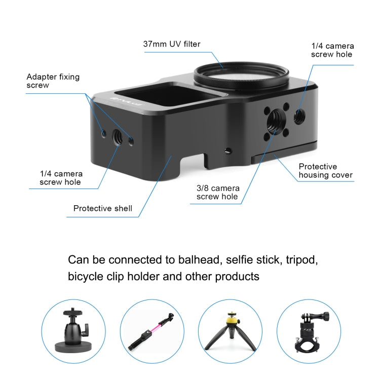 Gabbia in lega di alluminio per DJI Action 2