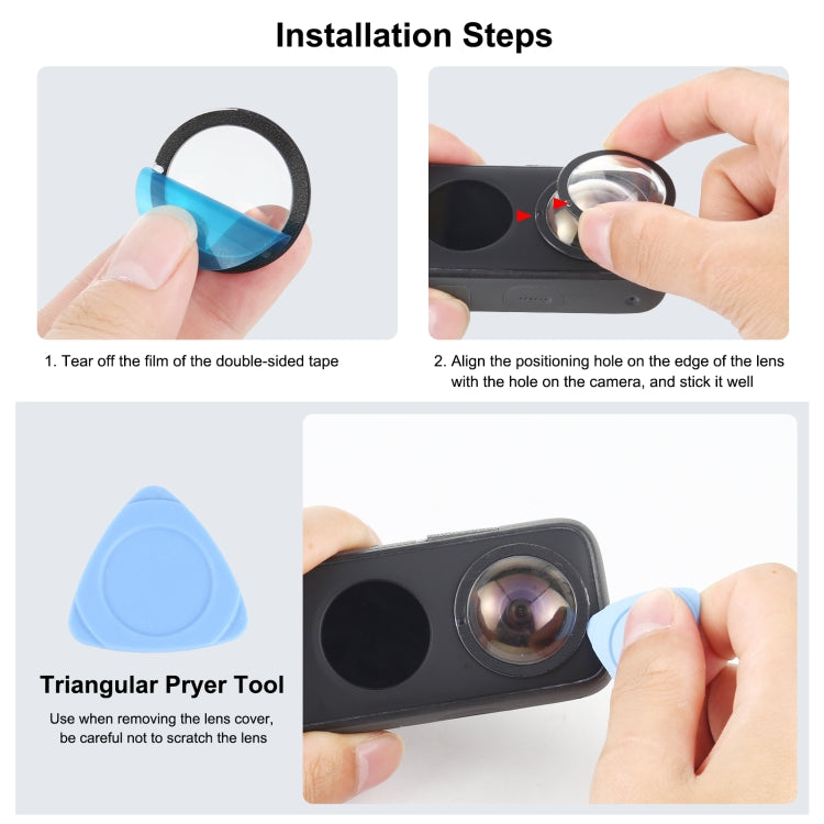 Copertura protettiva lente PC per Insta360 ONE X2