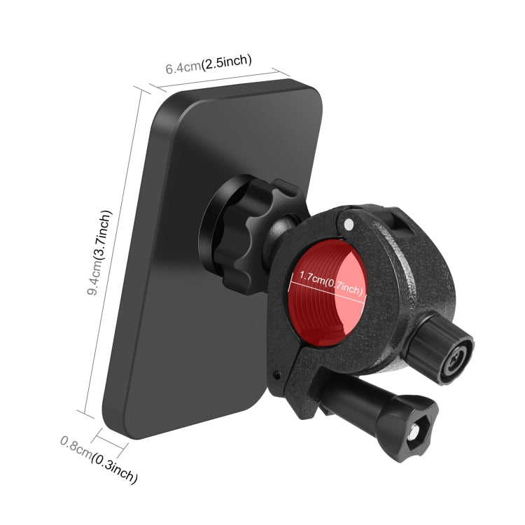 Supporto morsetto per telefono con ricarica wireless 15W