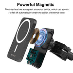 Supporto morsetto per telefono con ricarica wireless 15W