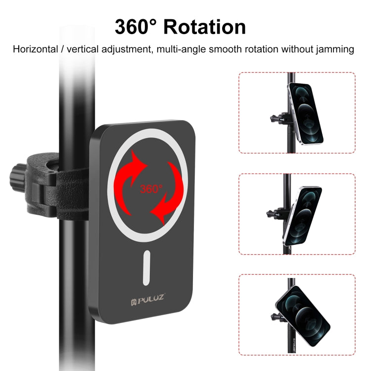 Supporto morsetto per telefono con ricarica wireless 15W