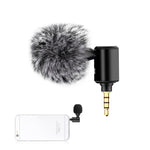 Microfono direzionale a condensatore jack 3,5 mm per smartphone